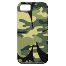 camouflage irish four leaf clover iPhone 5 cases