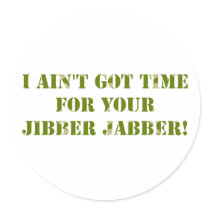 Camouflage Jibber Jabber Sticker by maidenvoyage Camouflage Jibber Jabber Sticker