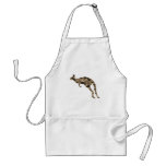 Camouflage Kangaroo Silhouette aprons