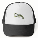 Camouflage Lobster Silhouette hats