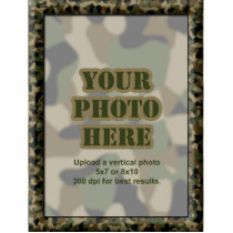 Camouflage Military Photo Frame Photo Sculpture