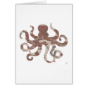 Camouflage Octopus Silhouette cards by evrose Camouflage Octopus Silhouette cards
