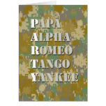 Camouflage Party cards
