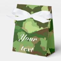 Camouflage Party Favor Boxes