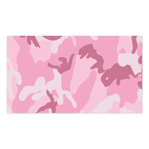 Camouflage Pattern Business Cards (back side)
