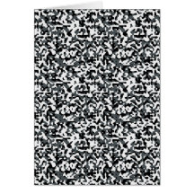 camouflage pattern card