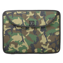 Camouflage Pattern Rickshaw Flap Sleeve Sleeves For MacBooks