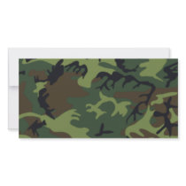 Camouflage photo cards