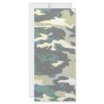 Camouflage rack cards