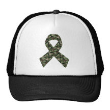 Camouflage Ribbon Hat