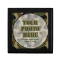 Camouflage Round Frame gift boxes