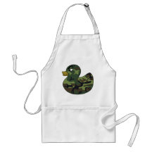 Camouflage Rubber Duck Apron