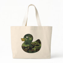 Camouflage Rubber Duck Canvas Bags