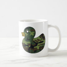 Camouflage Rubber Duck Coffee Mugs