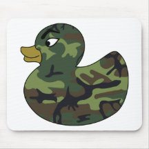 Camouflage Rubber Duck Mousepad