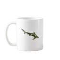 Camouflage Shark Silhouette mugs