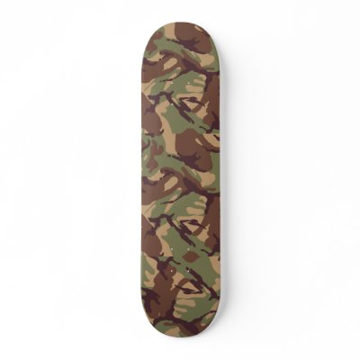 CAMOUFLAGE SKATEBOARD by Birthdaybash