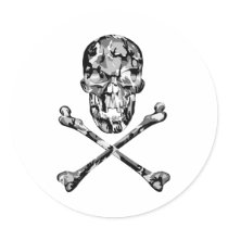 Camouflage Skull stickers by EvilSkull Camouflage Skull stickers