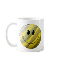 Camouflage Smiley Face Coffee Mugs