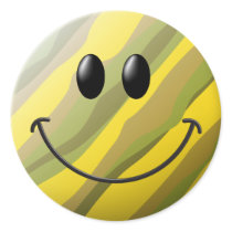 Camouflage Smiley Face stickers