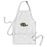 Camouflage Snail Silhouette aprons