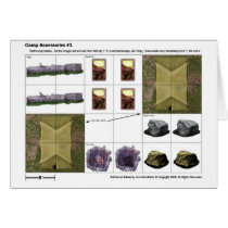 Camp Accessories - Token Card by strawberryJAMM Camp Accessories - Token Card