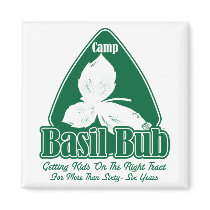 Camp Basil Bub Fridge Magnets
