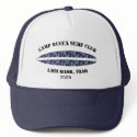 Camp Bucca Baseball cap - blue camo surf club logo hats