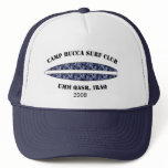 Camp Bucca Baseball cap - blue camo surf club logo hats