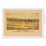 Camp Casey and Fort Lincoln near Bladensburg 1861 Greeting Card