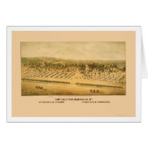 Camp Casey and Fort Lincoln near Bladensburg 1861 cards