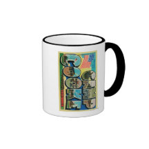 Camp Cooke, California - Large Letter Scenes Coffee Mug