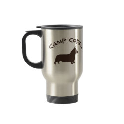 Camp Corgi mug