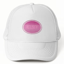 Camp Hat - Hot Pink - Personalized by creatingmybestlife Camp Hat - Hot Pink - Personalized