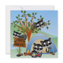 Camp Mischief Birthday Invitation