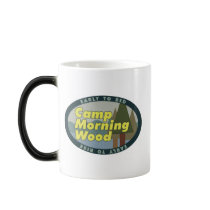 Camp Morning Wood drinkware 2 mugs
