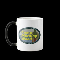 Camp Morning Wood drinkware 2 mugs