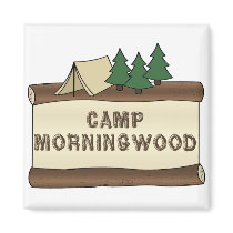 Camp Morningwood Magnet
