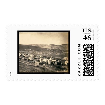 Camp of the 5th Dragoons Guards 1855 Stamps by lc_vintagephotos