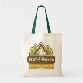 Camp Plot-A-Wanna Budget Tote Bag