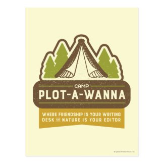 Camp Plot-A-Wanna Postcard