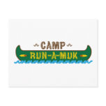 Camp Run-A-Muk Postcard