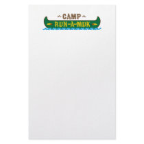 Camp Run-A-Muk Stationery