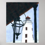 Camp St. Light House Print