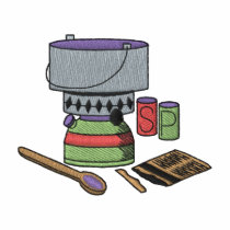Camp Stove embroidered shirts by ZazzleEmbroidery Camp Stove embroidered shirts