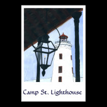 Camp Street Light House posters by figstreetstudio Camp Street Light House posters