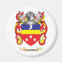 Campa Coat of Arms (Family Crest) Magnet