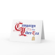 Campaign for Liber-Tea cards
