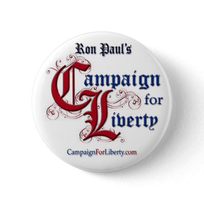 Campaign For Liberty Button - Pin back RON PAUL by thetruthstore