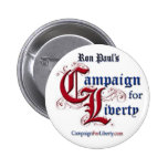 Campaign For Liberty Button - Pin back RON PAUL